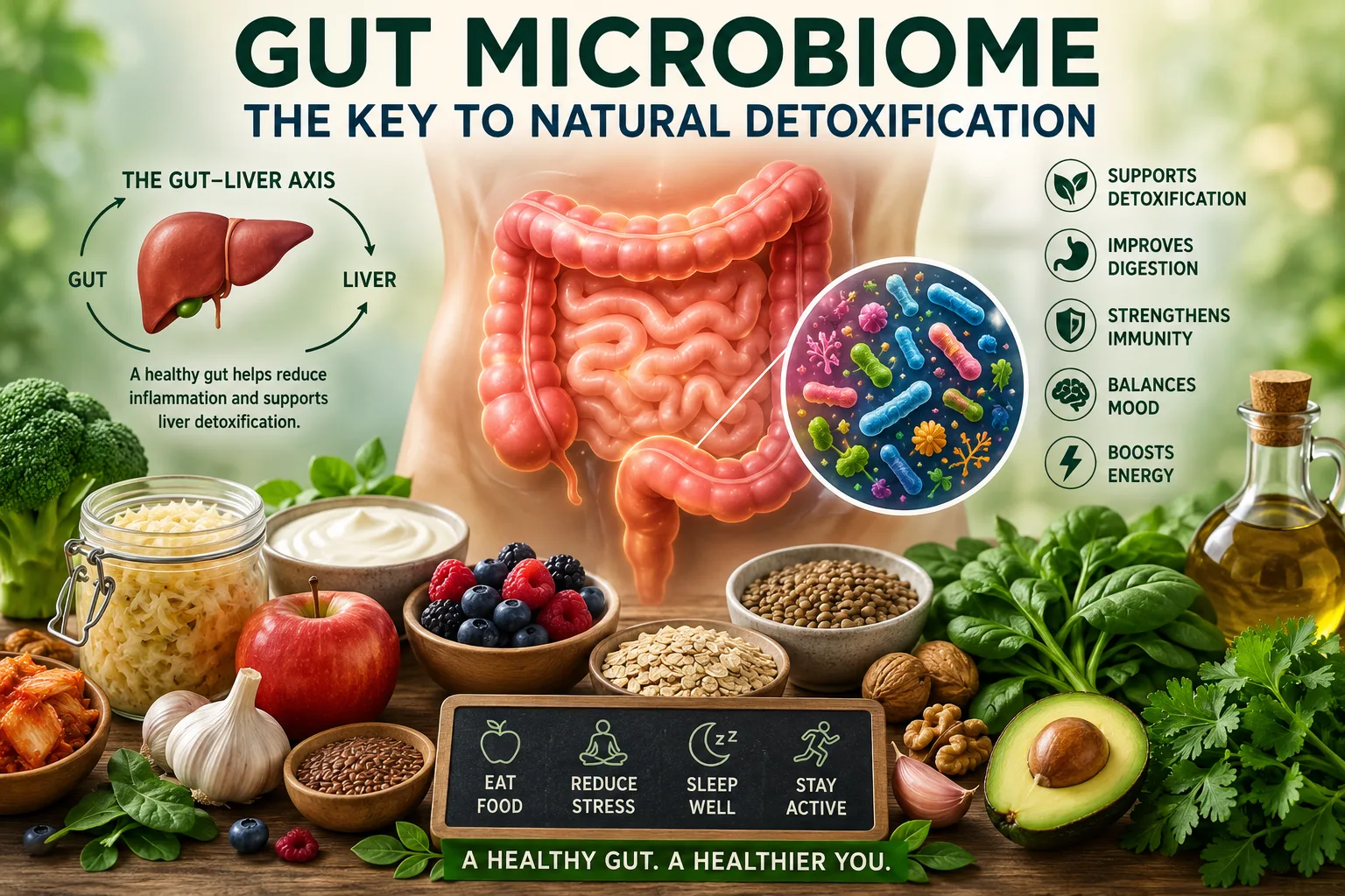 The Complete Guide to the Gut Microbiome and Natural Detoxification — Detox Diet Program